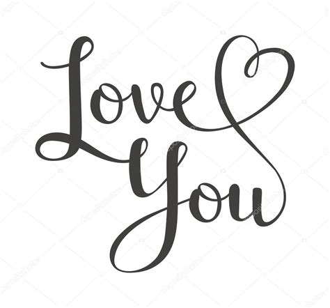 I Love You Vector Text — Stock Vector © Adekvat 117302852