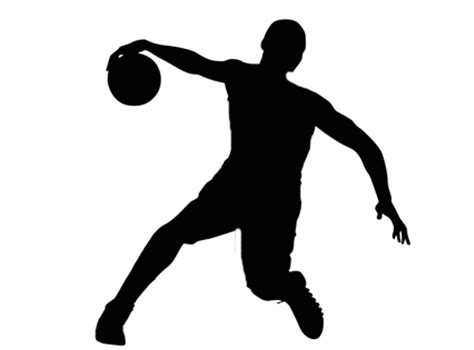 Basketball Slam Dunk Basketball Silhouette Png Download 15601153