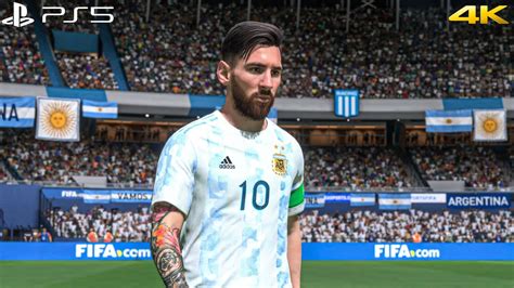 Fifa 22 Ps5 Argentina Vs Spain World Cup Qatar 2022 Gameplay 4k Hdr Youtube