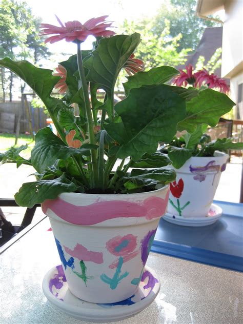 Painting Flower Pots Simple And Special Ts Teach Mama