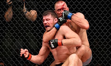 Georges St Pierre Chokes Michael Bisping Unconscious To Win Title At Ufc Ufc Sport