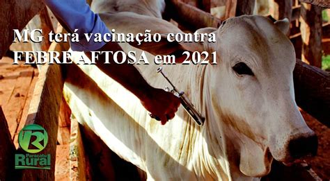 O dispositivo prevê a autorização excepcional e temporária para a importação e minas gerais não vai negar a ciência e tem compromisso com a vida humana. Minas Gerais terá vacinação contra a FEBRE AFTOSA em 2021 ...