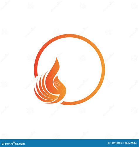 Fire Logo Design Stock Vector Illustration Of Bonfire 138990125