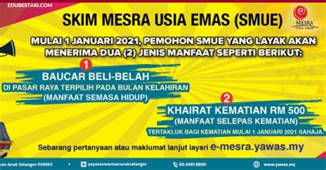 This scheme was launched in august 2008 and officially started on 1st october 2008. Mohon Skim Mesra Usia Emas (SMUE) 2.0: Baucer Shopping ...