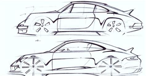 porsche sketch | Tumblr