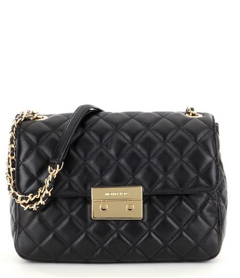Michael Michael Kors Sloan Xl Chain Quilted Leather Shoulder Bag In