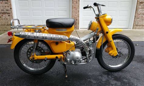They were the ultimate trail bike for hunters and fishermen—and almost every outdoorsy family in america had one equipped with rear rack and even gun scabbards. First Year - 1966 Honda CT90 | Bike-urious