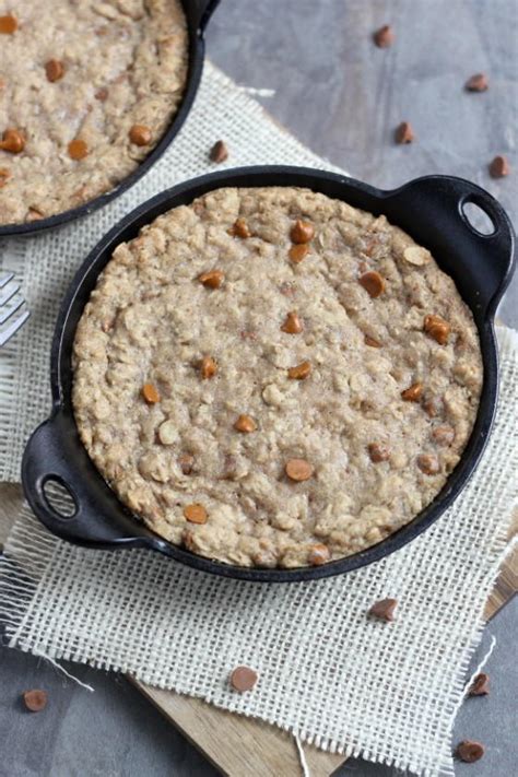 These chewy oatmeal cookies get extra flavor from the natural sweet taste of dried cherries. Skillet Oatmeal Cookies for Two | AllFreeCasseroleRecipes.com