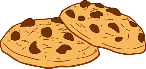 Chocolate Chip Cookie Clipart Png Transparent