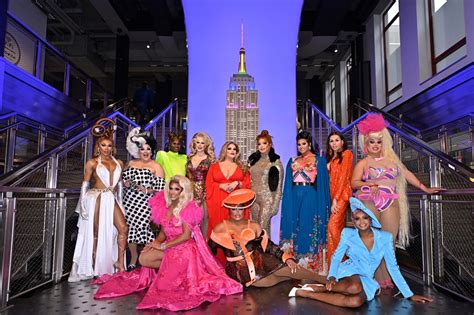 Rupauls Drag Race All Stars Queens Light Up The Empire State Building