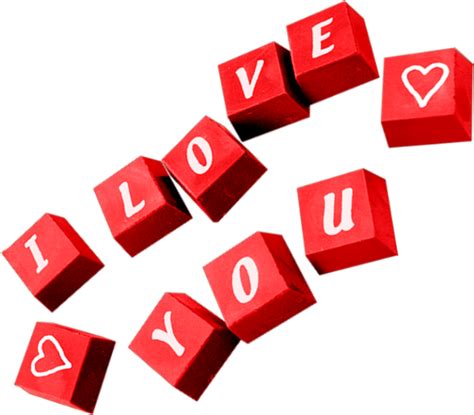 I Love You Mots Pour La St Valentin Png Transparent