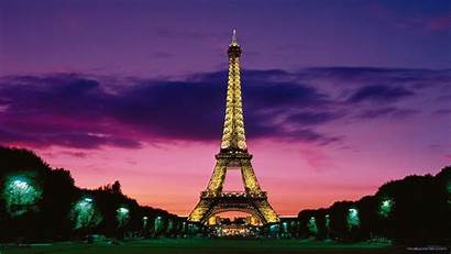 Paris France French Eiffel Night Tower Wallpapers