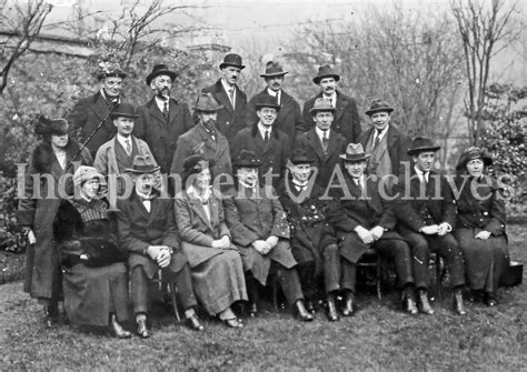 Senior Members Of Sinn Féin Possibly At The 1919 Ard Fheis Irish