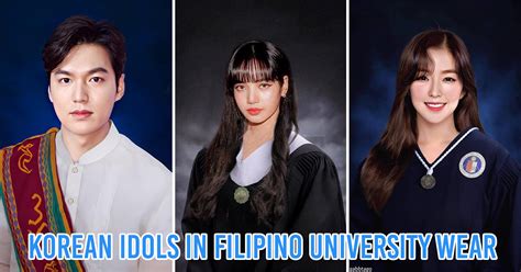 Filipinos Are Editing Korean Idols Into Filipino University Togas And