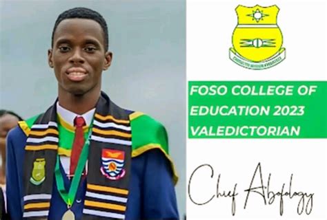 Meet Foso College Of Educations Valedictorian Who Graduated With The