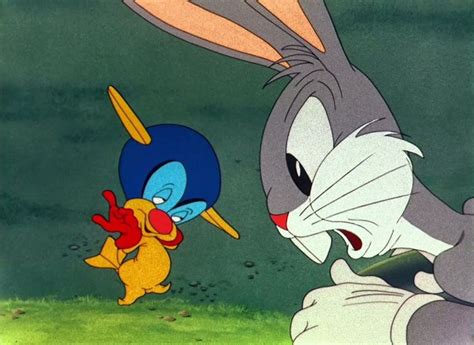 Bugs Bunny And The Gremlin In Falling Hare Bugs Bunny Cartoons Looney