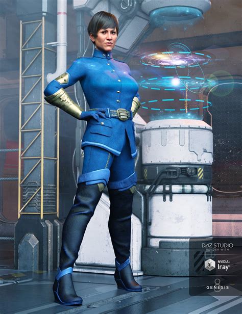 Sci Fi Officer Outfit For Genesis Female S Daz D