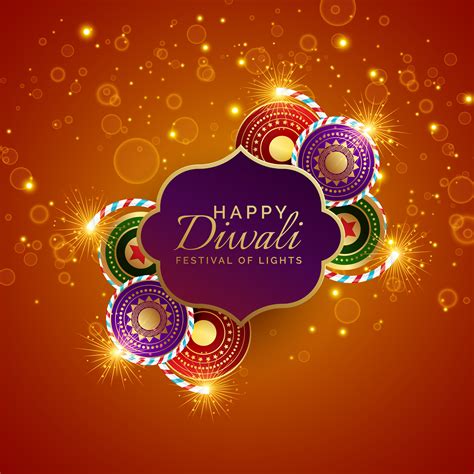 Sparkling Diwali Festival Sale Background With Crackers Download Free