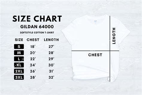 Inchescm Digital Size Chart Gildan Adult T Shirt Size Chart