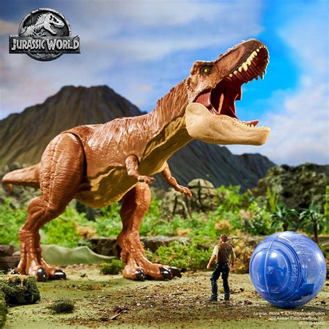 Toys Jurassic World Thrash N Throw Tyrannosaurus Rex T Rex Jurassic Park Mattel New Toys