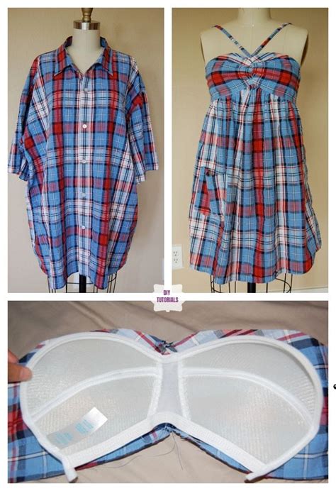 Repurpose Old Shirts Into Tops With Images Mens Shirts Repurposed
