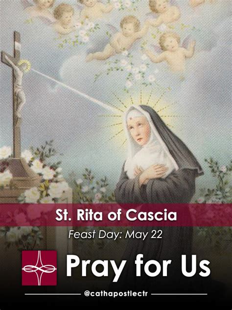 St Rita Of Cascia — Catholic Apostolate Center Feast Days