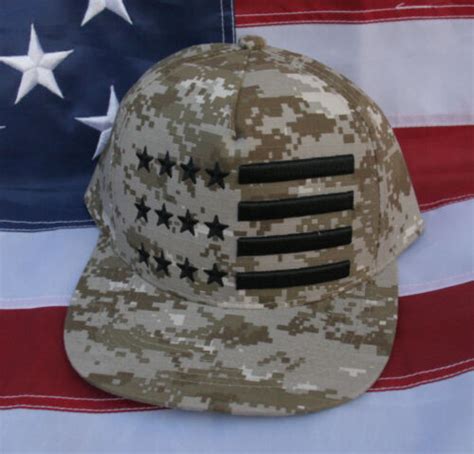 Tactical Usa Flag Desert Camoflauge Hat Cap Us Army Marines Navy Air Force Uscg Ebay