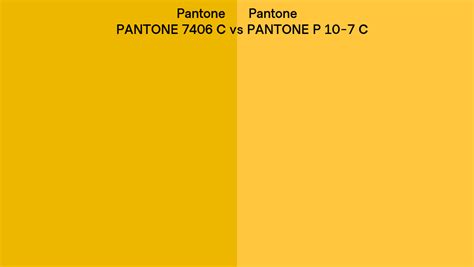 Pantone 7406 C Vs Pantone P 10 7 C Side By Side Comparison