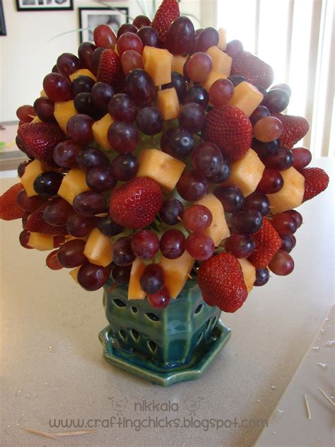 Homemade Fruit Bouquet The Crafting Chicks