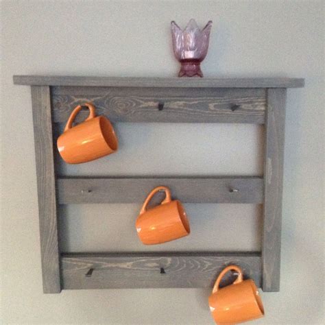 Product title mug holder coffee tea cup rack storage kitchen under. FREE SHIPPING Coffee Cup Holder Large Mug Rack Coffee ...