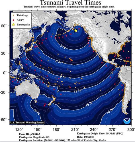 Alaska Tsunami Pictures Alaska Earthquake Tsunami Alert Issued After