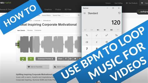 How To Use The Bpm Tempo To Loop And Extend Music For Videos Jan Baumann