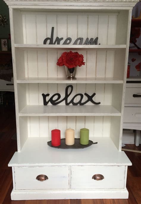 Shabby white small bookcase shelves chic how to turn a plain, wooden bookcase into an interesting piece of art? Beautiful shabby chic antique pine bookcase, painted in ...