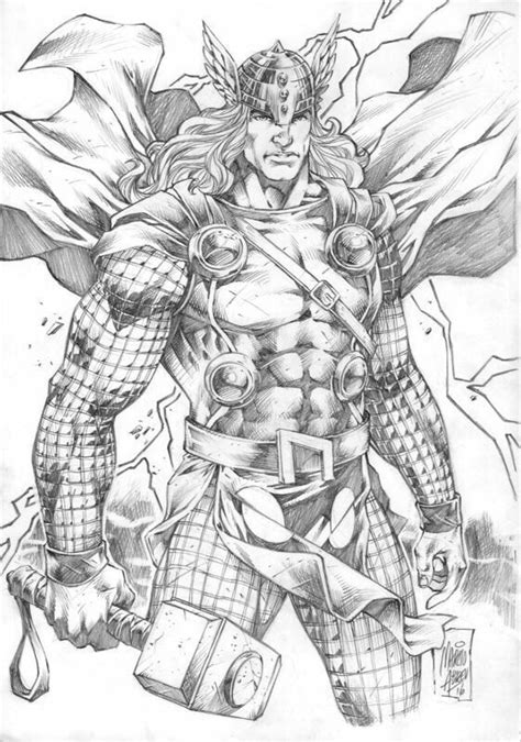 Pin By Zhang HeII On Mastery Presumed Thor Drawing Thor Art