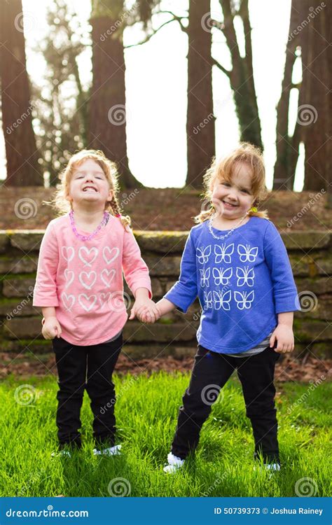 Identical Twins Lifestyle Portrait Stock Image Image Of Twins People
