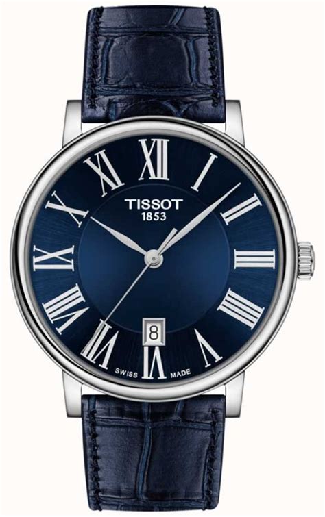Tissot Carson Premium Gent Moonphase Stainless Steel Leather