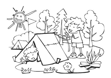 Camping Coloring Pages Best Coloring Pages For Kids