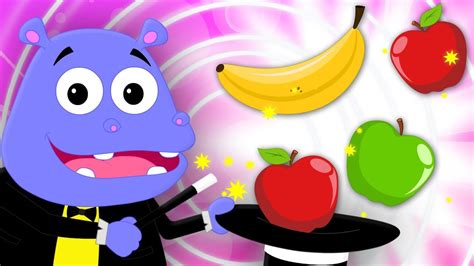 Apples And Bananas Learn Fruits Nursery Rhymes Songs For Kids