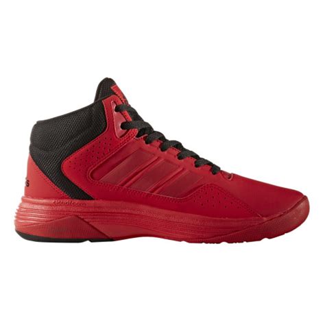 Adidas Mens Cloudfoam Ilation Mid Basketball Shoe Red Discount