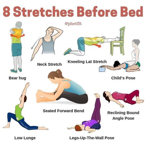 Bodybuilding Tricks 🇺🇸 On Instagram “8 Stretches To Do Before Bed
