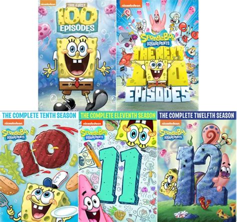 Spongebob Squarepants Complete Season 1 11 1 2 3 4 5 6 7 8 9 10 11 Dvd