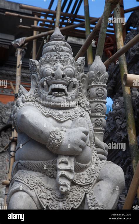 Religious Figure Statues Stone Bali Ubud Indonesia Sculpture Carving