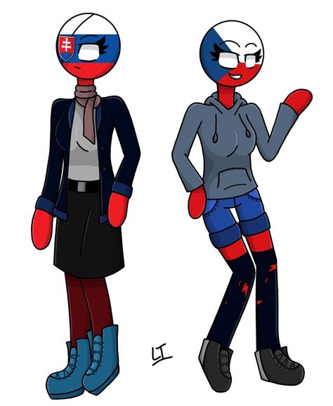 Czechia And Slovakia Genderswap Version •countryhumans Amino• Eng Amino