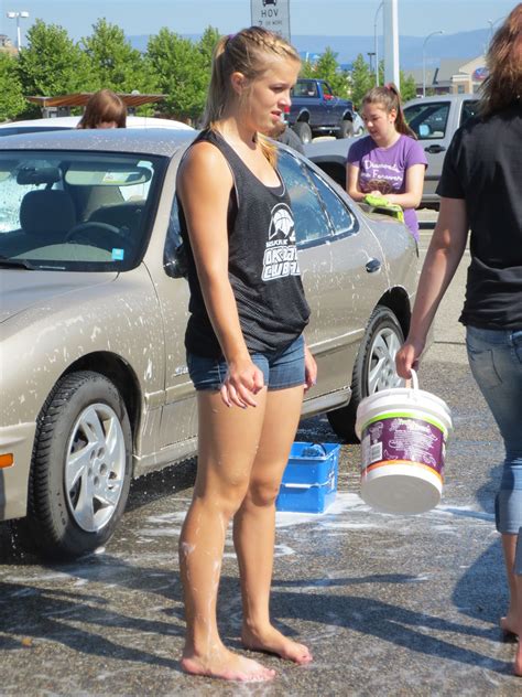 also washing her feet this car wash in support of the gir… flickr