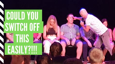 Hypnosis Helps The Audience Switch Off Stage Show Fun With Comedy Hypnotist Matt Hale Youtube