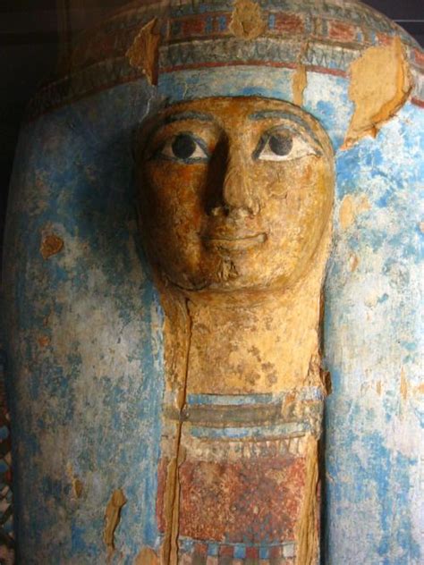 Ancient Egyptian Mummy Lid ~louvre Ancient Antiquity Ancient Egyptian