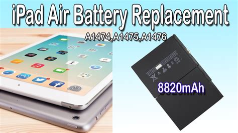 Ipad Air Battery Replacement Youtube