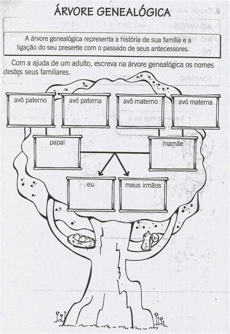 Pin Em Arvore Genealogica Para Imprimir