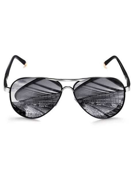 buy rocknight polarized aviator sunglasses for men women metal flat top sunglasses lightweight