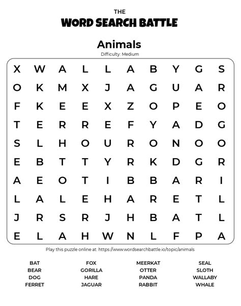 Free Printable Word Search Puzzles Free Printable Templates